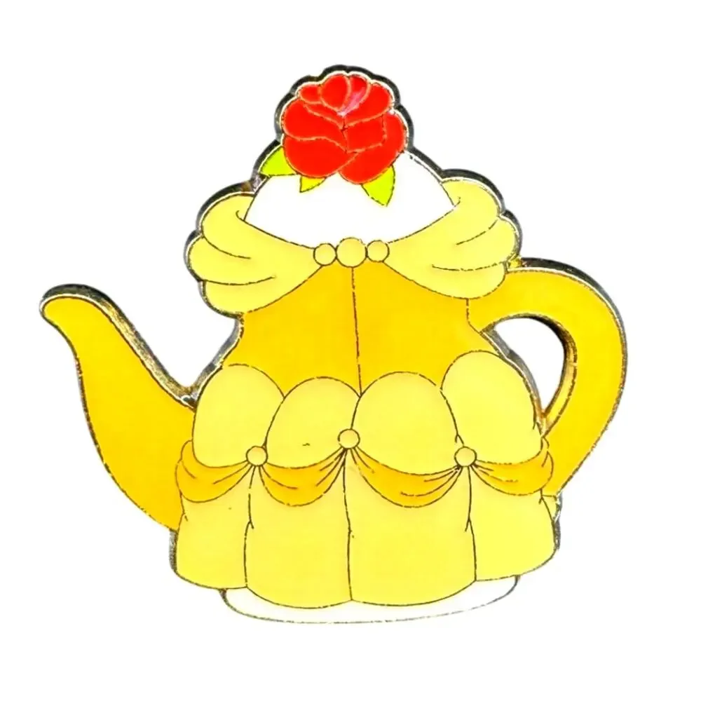 SDR Princess Teapot and Cup Sets Belle Beauty and the Beast Disney Trading Pin